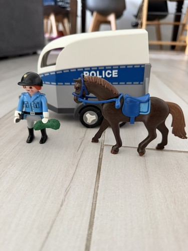 Playmobil polizeipferd mit - polizeipferd,