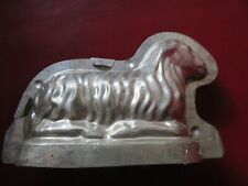 Backform Schokoladenform, Lamm Osterlamm Metall alt antik, 19cm (ohne Rand)