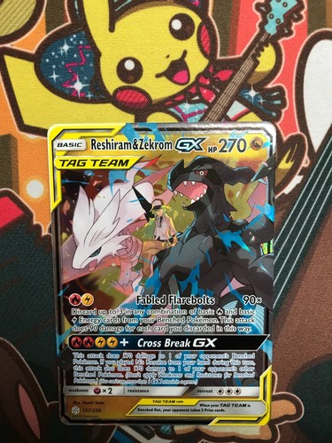 Reshiram zekrom 157 236 - reshiram&zekrom, gx