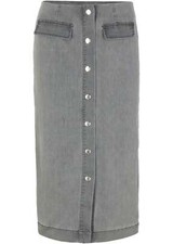 Jeansrock mit Kopfleiste Gr