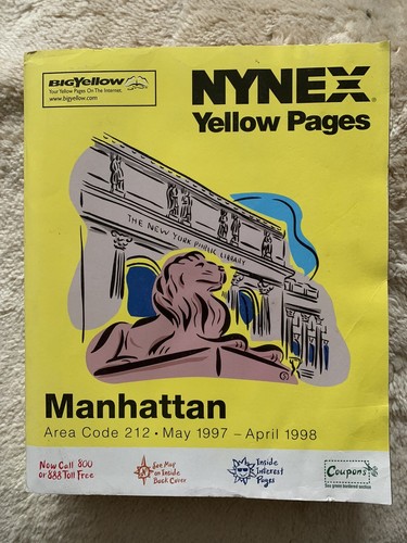 Telefonbuch manhattan gelbe - telefonbuch, .