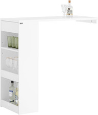 B-Waren Bartisch Esstisch Wandtisch Balkontisch Bistrotisch FWT101-W-bwaren