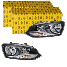 2x HELLA HALOGEN SCHEINWERFER