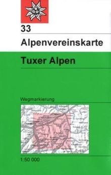 Tuxer alpen topographische - alpen:,