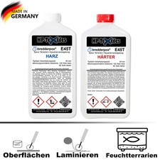 Epoxidharz Aquarium Feuchtterrarium klar niedrigviskos bissfest HP-E45T Epoxi