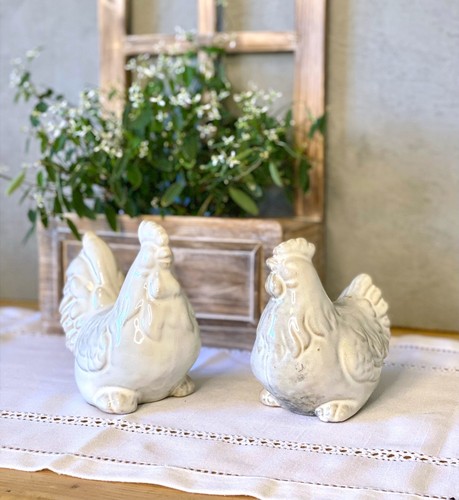 Huhn hahn hühner porzellan - huhn,