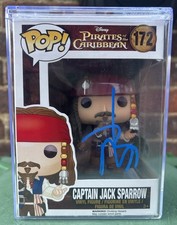 JOHNNY DEPP signiert JACK SPARROW VAULTS Funko Pop Fluch der Karibik SWAU