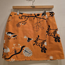 Wenderock  Rock orange schwarz weiß Gr 38 - 40 Handmade