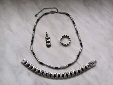 Magnetschmuck, Kette Gr. M-XL, Ring Gr. 20, Armband Gr. L und Anhänger 