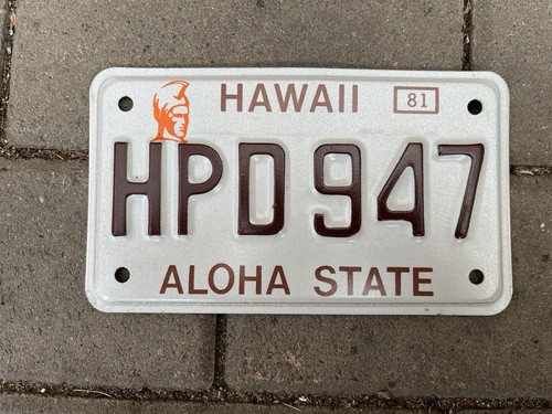 Motorradkennzeichen hawaii - motorradkennzeichen,