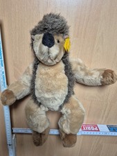 STEIFF  Igel mit Knopf Ca. 40  x 20 cm ( Siehe FOTOS ) Stofftier Steif