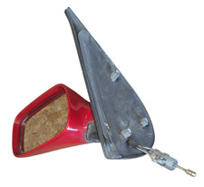 Fiat Palio Weekend 178 mechanischer Aussenspiegel Spiegel ROT Links E3 0152840