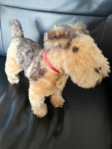 Steiff airedale terrier mohair - airedale,