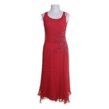 Clasen, Maxikleid, Größe: 38, Rot/Pink, Nylon/Seide, Damen #1Nt