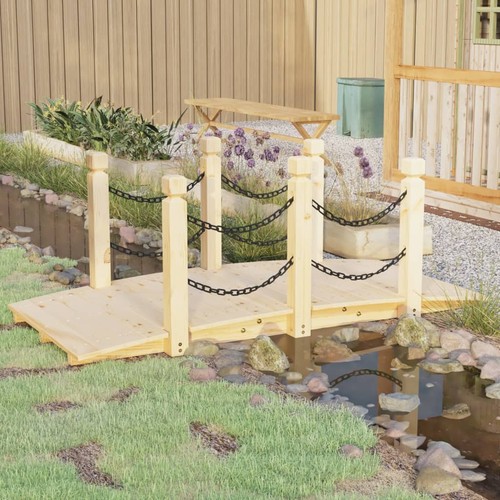 Gartenbrücke mit geländer - mit,