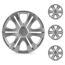 4x ORIGINAL Skoda Radkappen Radblenden 15 Zoll FABIA II ROOMSTER 5J0071455A