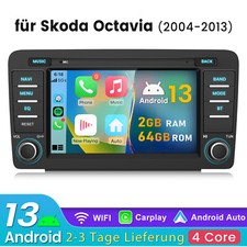 Für Skoda Octavia 2 2004-2013 DAB+ 64G Android 14 Autoradio Carplay DSP GPS Navi