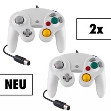 2x Controller GamePad JoyPad Kontroller 🎮 weiß - Nintendo GameCube (NEU) 🆕✅