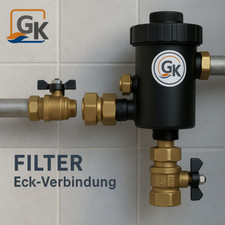 Schlammabscheider Heizung mit