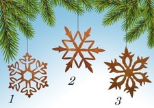 Edelrost Flocke Schneekristall