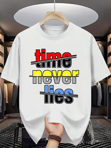 Herren sommer shirt time - herren, "time