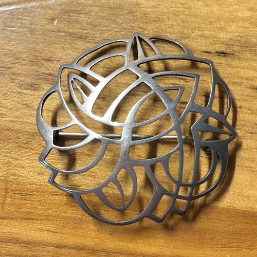 Jugendstil brosche 830 - 830, silber