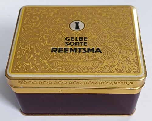 Blechdose reemtsma tabak gelbe - reemtsma,
