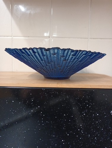 Blaue glasschale obst topf - blaue,