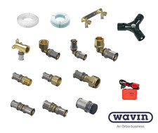 Wavin Tigris M5 Pressfittings PN10 DVGW Messing 16–25 mm Kupplung Winkel T-Stück