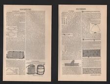 Lithografie 1904: Fischzucht