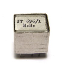 Haufe NF-Übertrager / Eingangs-Trafo ST 696/1, Mu-Metall gekapselt, NOS