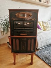 Vintage Nostalgia Stereoanlage Hifi Turm Eiche