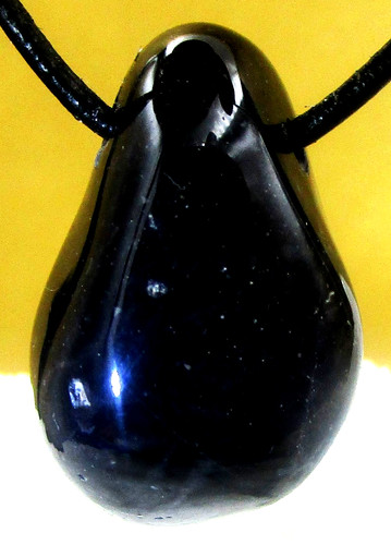 Onyx trommelstein gebohrt - ,