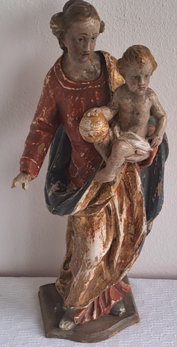 Antike muttergottes mit kind - muttergottes,