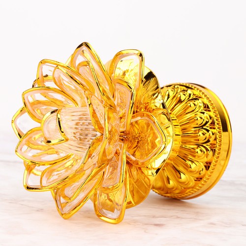 Goldene led lotuslampe - goldene, led-lotuslampe