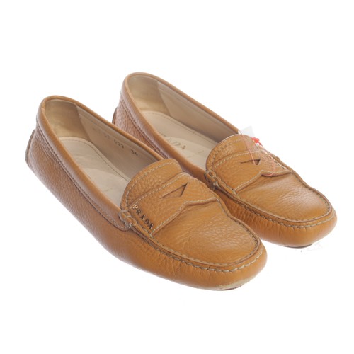 Loafers prada orange eur - loafers,