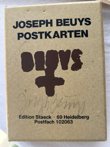 Joseph beuys postkarte - joseph, 1974