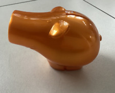 Spardose - Sparschwein - gold/orange Volksbank Stuttgart - ca. 17x10x10cm groß.