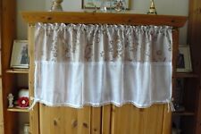 TOP Kurzgardine/Querbehang,Ikea Burghild,Universalband,Schleifen,Spitze,140X58