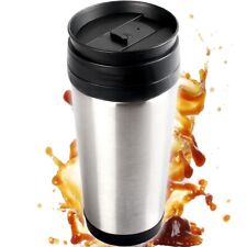 Reisebecher 450ml Kaffee Tee Becher Auto To go mit Deckel Edelstahl Trinkbecher