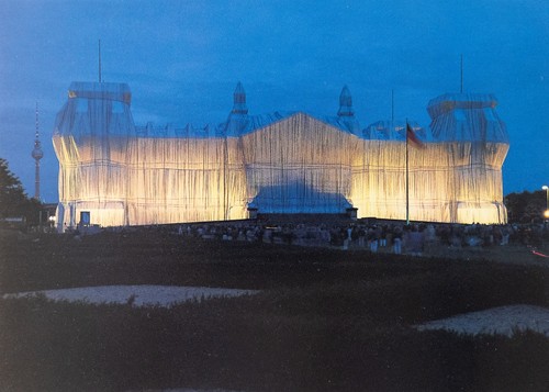 Christo kunstpostkarte - christo,