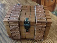 Retro Schatzkasten Aufbewahrungsbox Mini Truhe mit Schloss Holz Metall