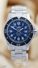 Breitling Superocean II 44 Automatik Blau A17392 Original Papiere + Box