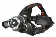 Ultrahelle LED Stirnlampe Kopflampe T6 CREE LEDs 3800 LM 2x 18650 Akku Headlamp