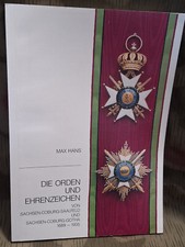 Hans Die Orden und Ehrenzeichen Sachsen-Coburg-Saalfeld Gotha 1689-1935 RARITÄT!
