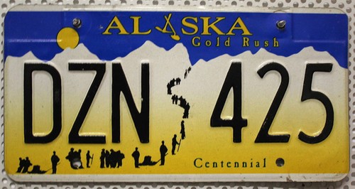 Alaska nummernschild usa - nummernschild,