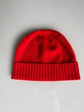 ALLUDE Cashmere Mütze rot Neu