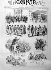 Original alter antiker Druck