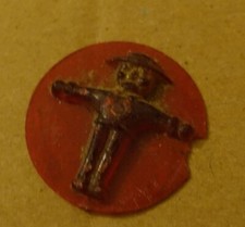 DDR Ampelmännchen rot - Kunststoff Plastik Fundstück aus Nachlass