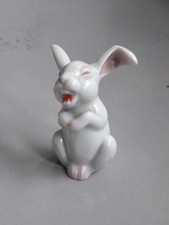 ROSENTHAL | MAX HERMANN FRITZ | LACHENDER HASE KLEIN ROSA | PORZELLANFIGUR